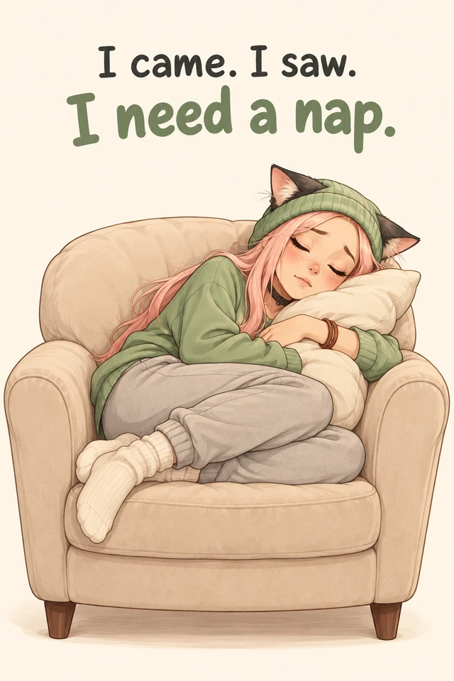 I came. I saw. I need a nap.