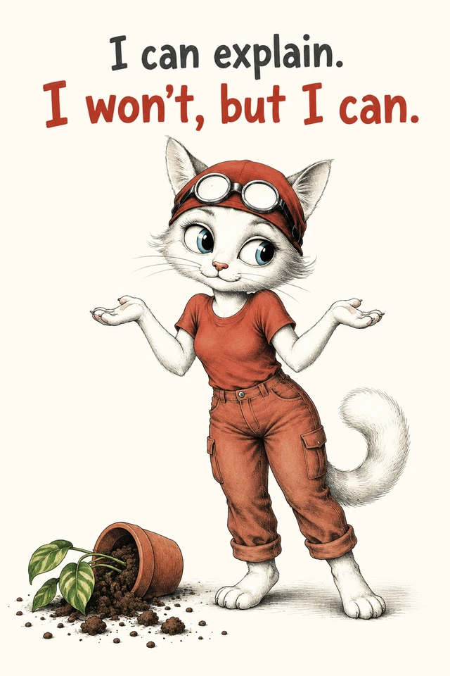 I can explain. I won't, but I can.
