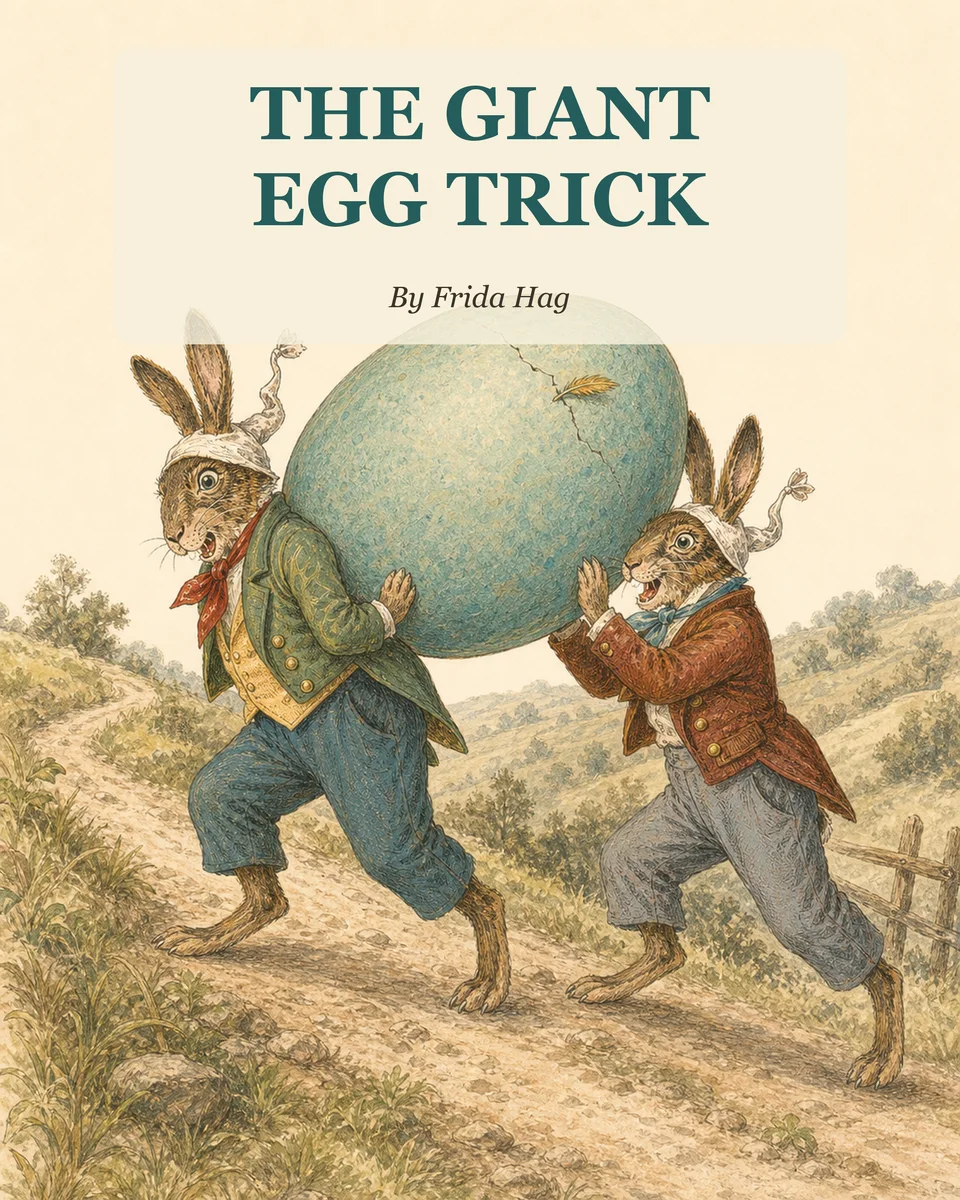 The Giant Egg Trick genuine storybook cover