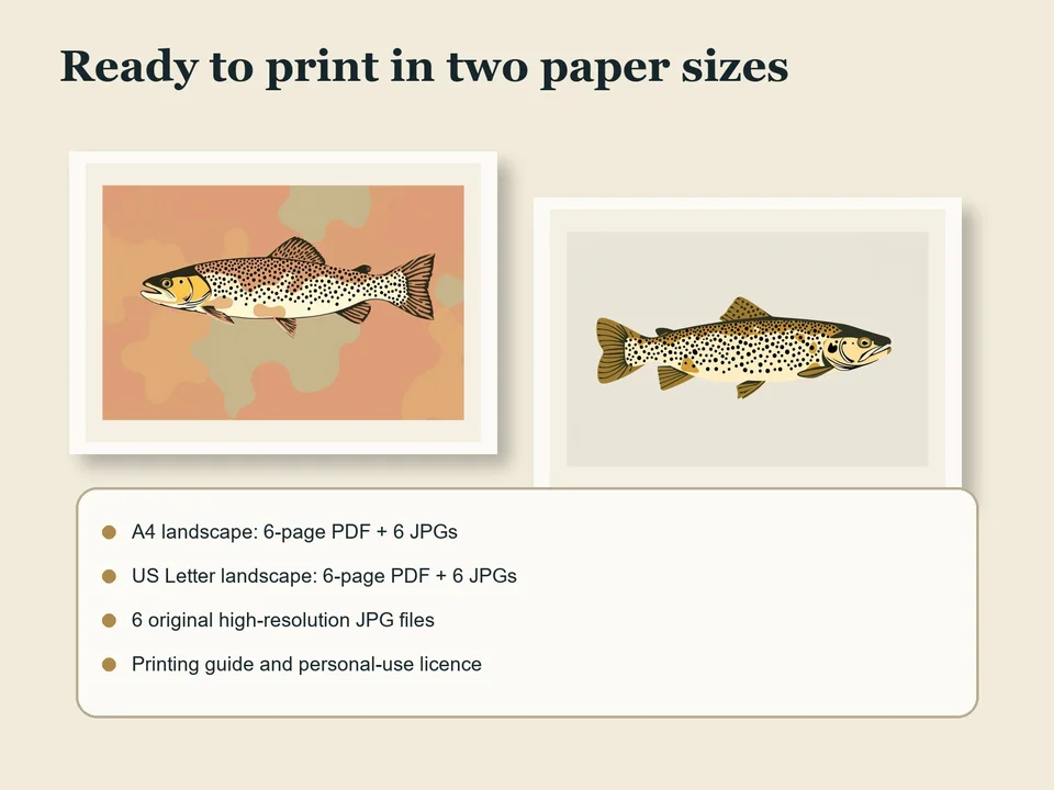 Contents overview showing A4 and US Letter PDFs and eighteen individual JPG files