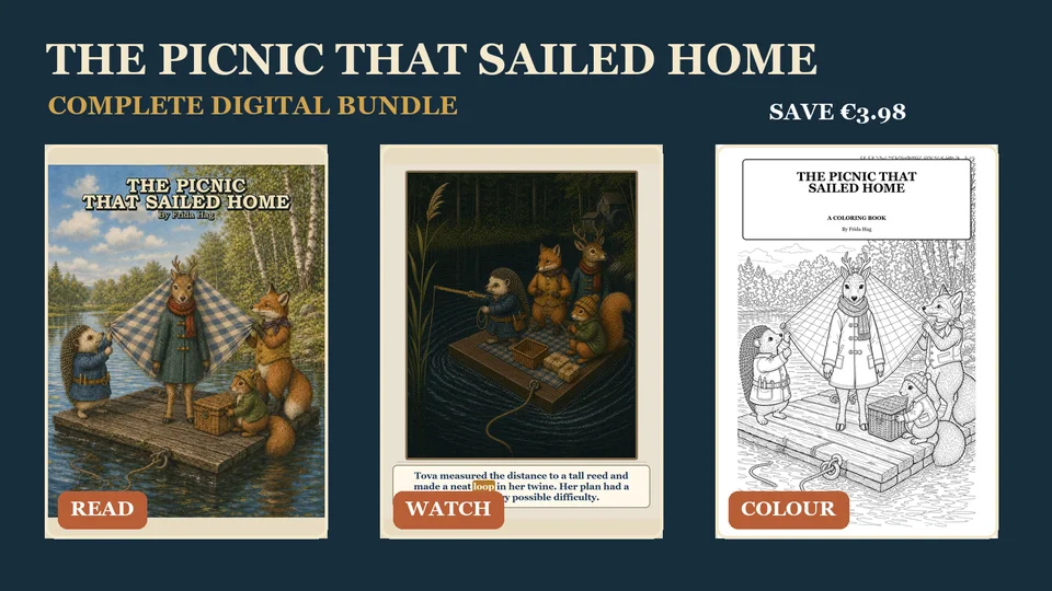 The Picnic That Sailed Home Complete digital bundle genuine product presentation
