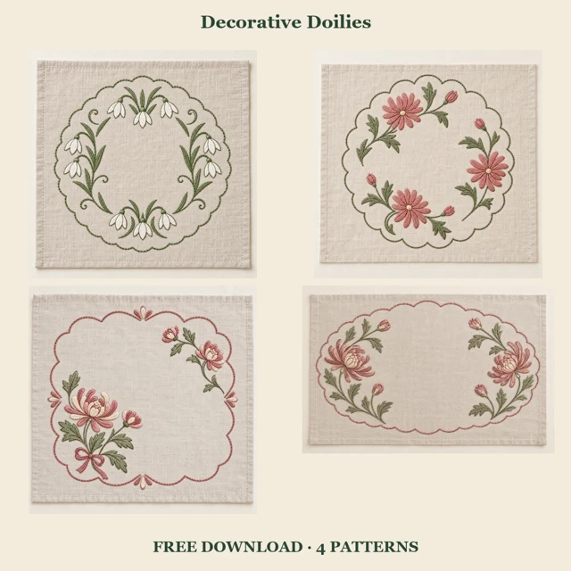 Decorative Doilies embroidery patterns