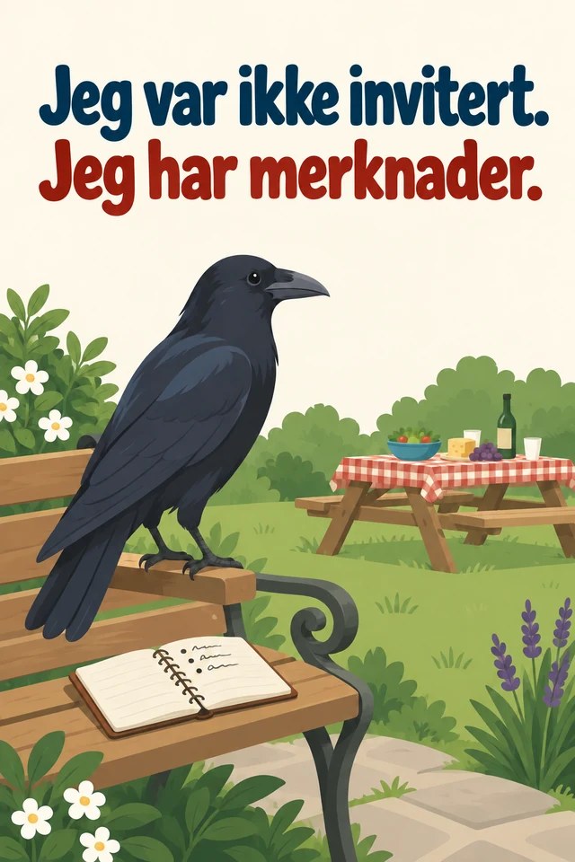 Jeg var ikke invitert. Jeg har merknader.