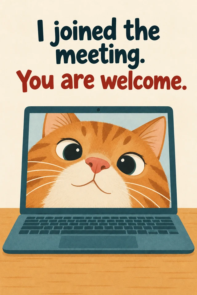 I joined the meeting. You are welcome.