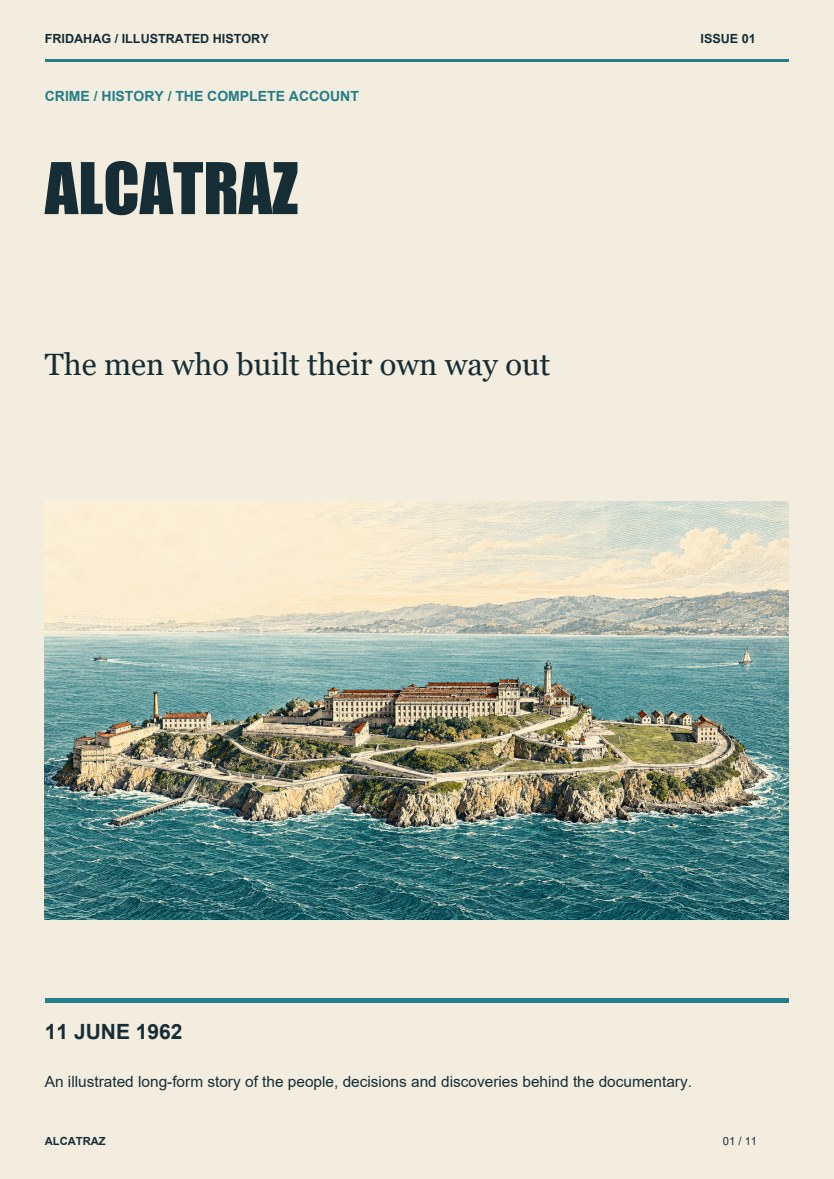 Alcatraz — Crime in Details