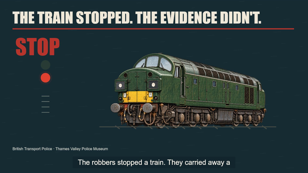 The Great Train Robbery — Follow the Evidence