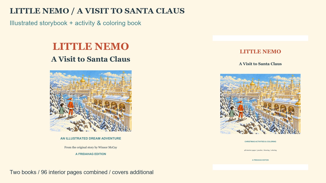 Little Nemo: A Visit to Santa Claus · Both books