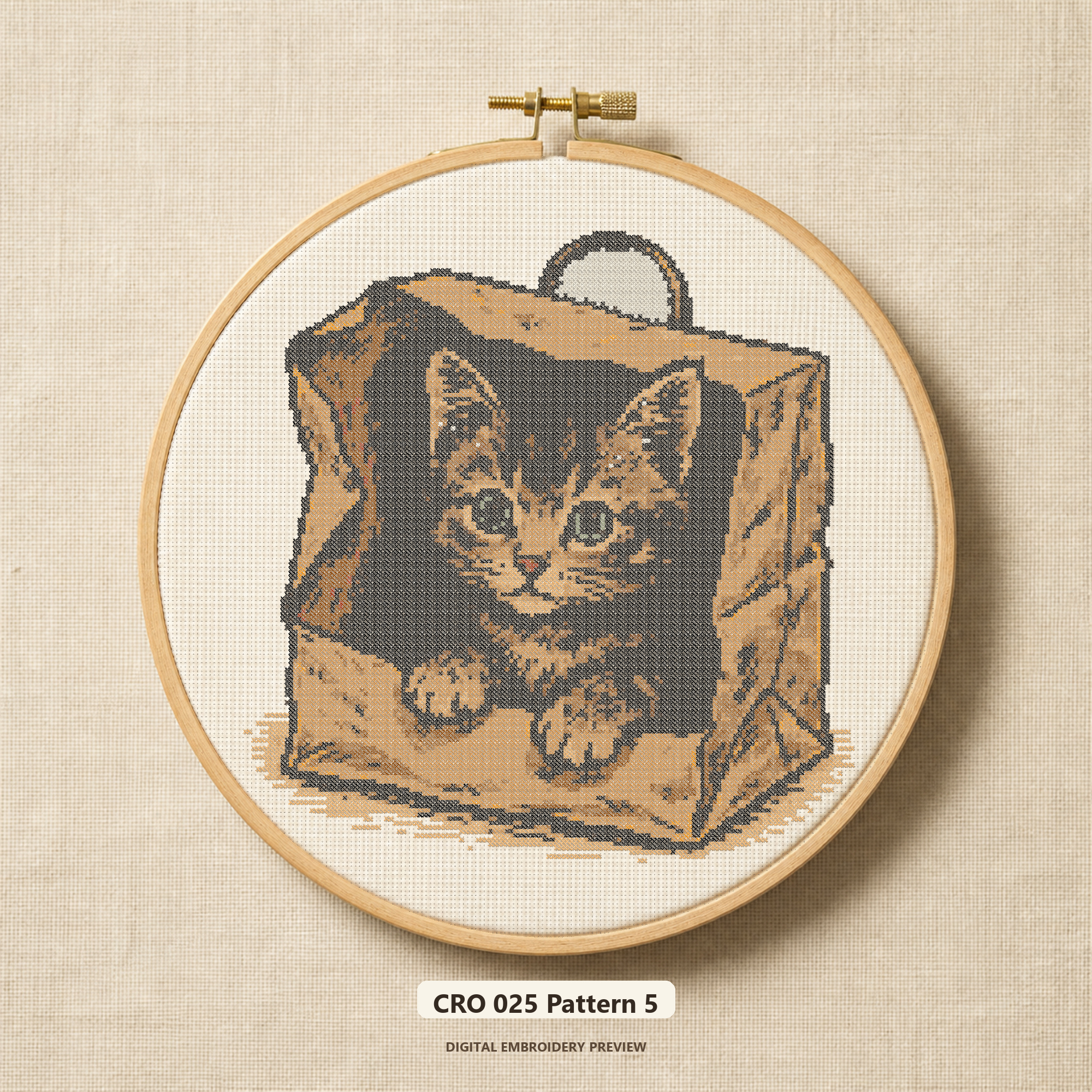 Kitten in a Paper Bag
