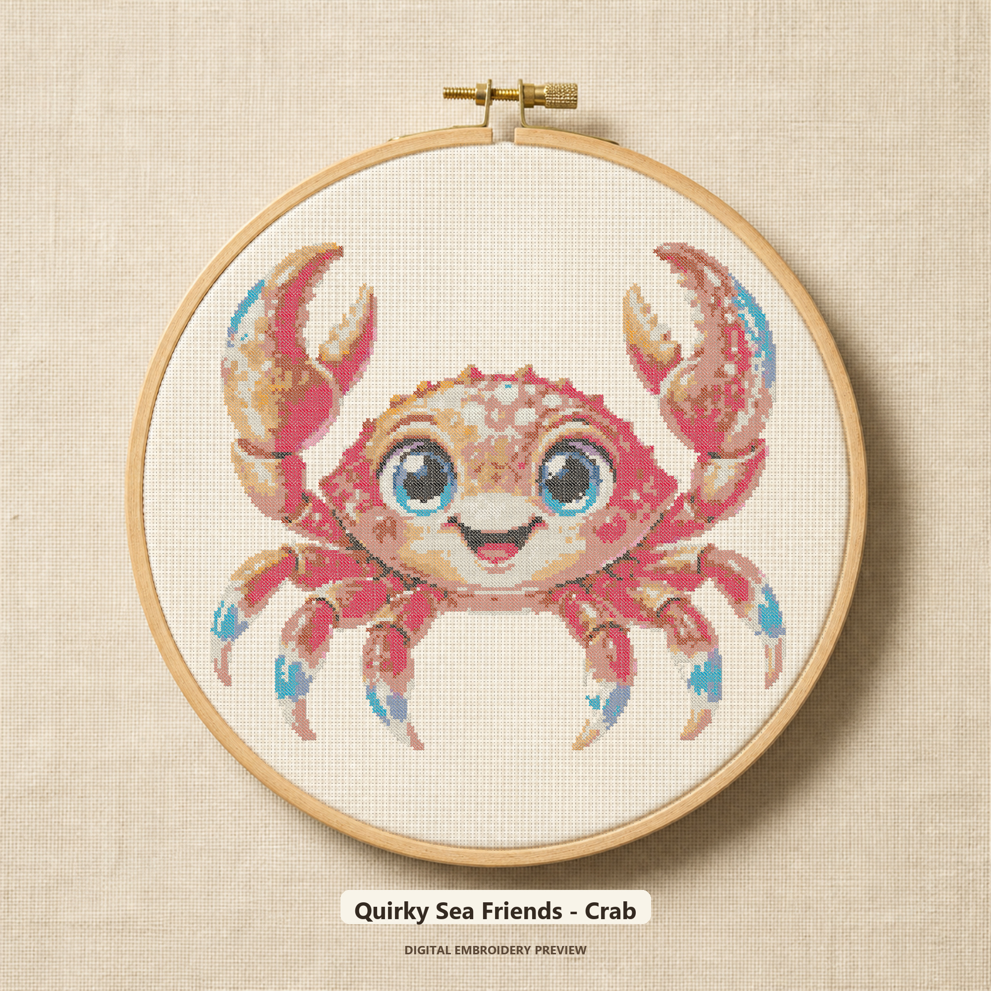 Quirky Sea Friends - Crab