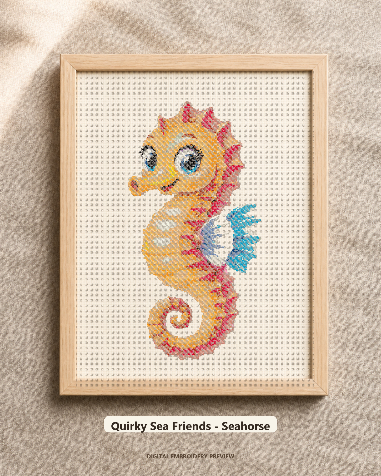 Quirky Sea Friends - Seahorse
