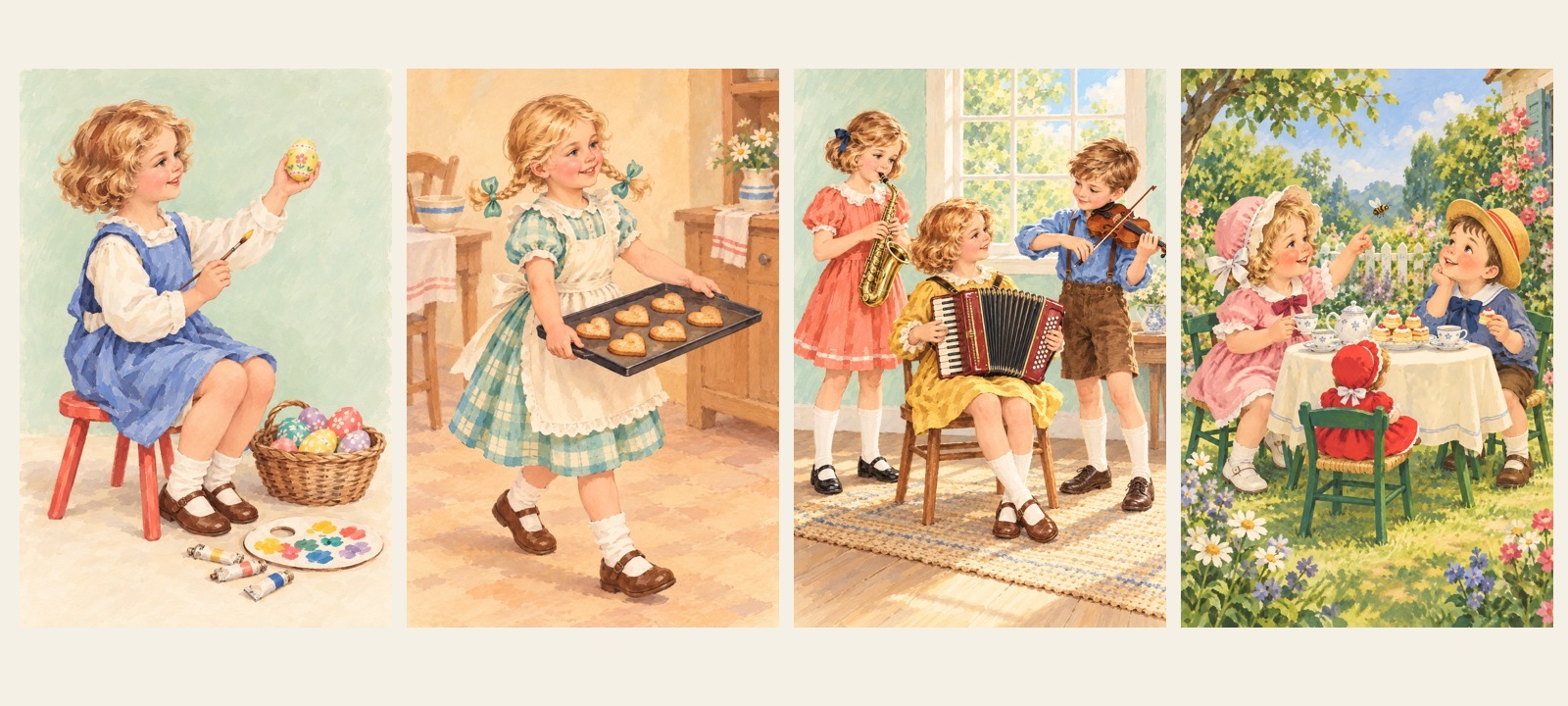 Little Makers — four illustrations