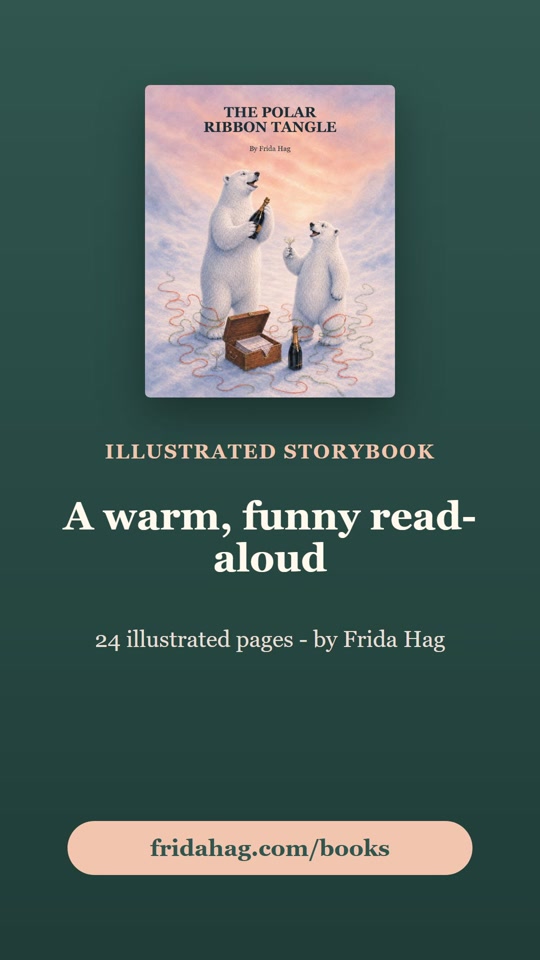 The Polar Ribbon Tangle storybook preview