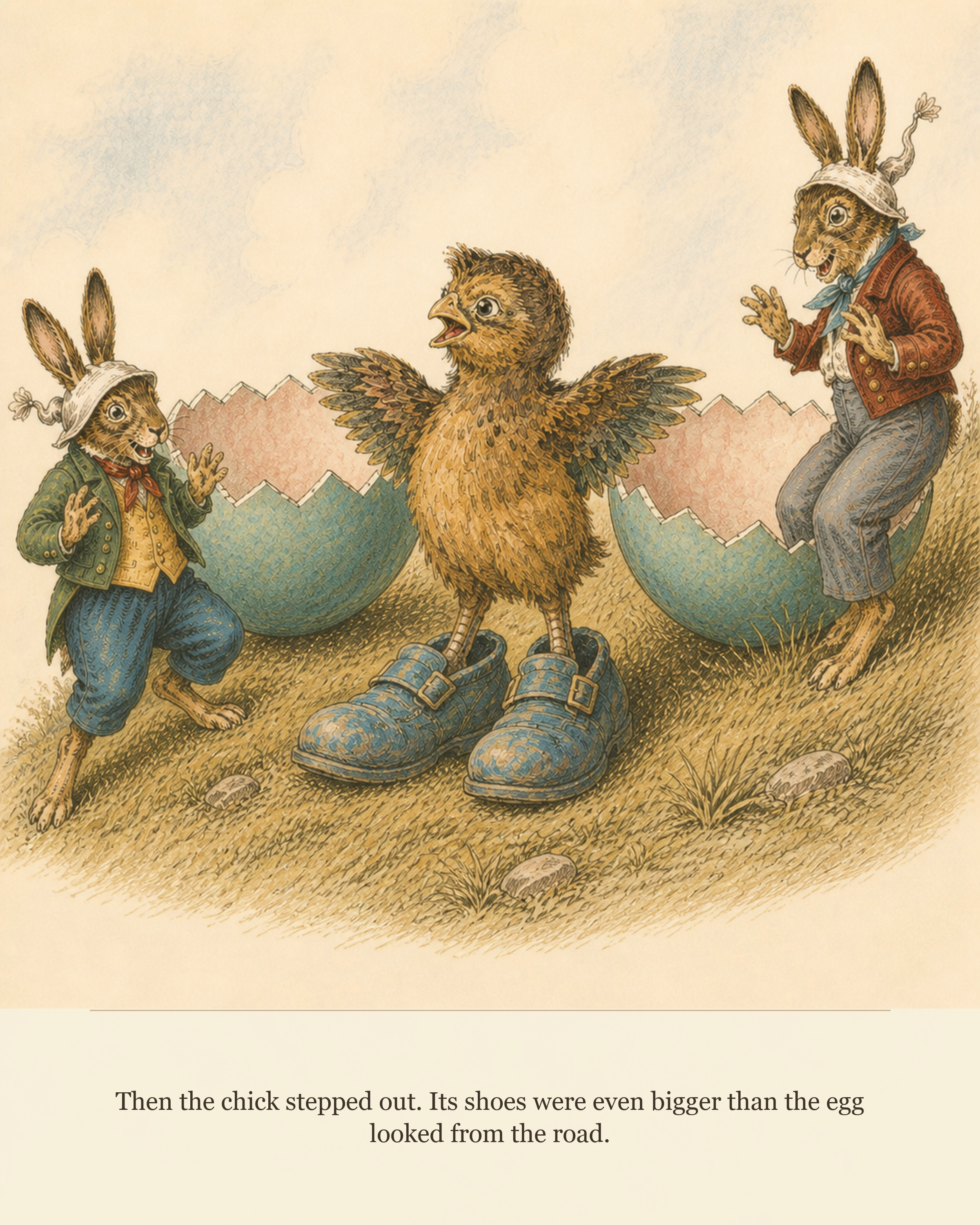 A scene from The Giant Egg Trick