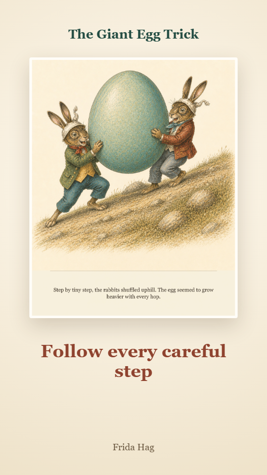 The Giant Egg Trick narrated video preview