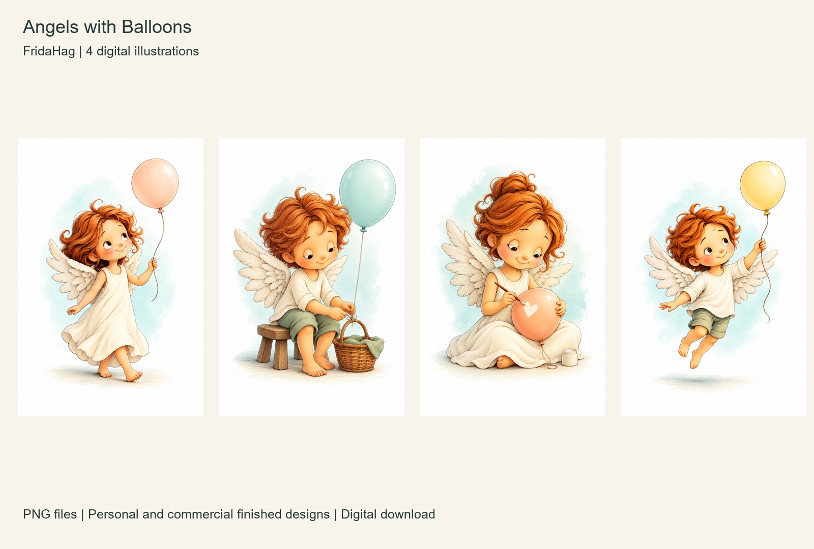 Angels with Balloons — 4