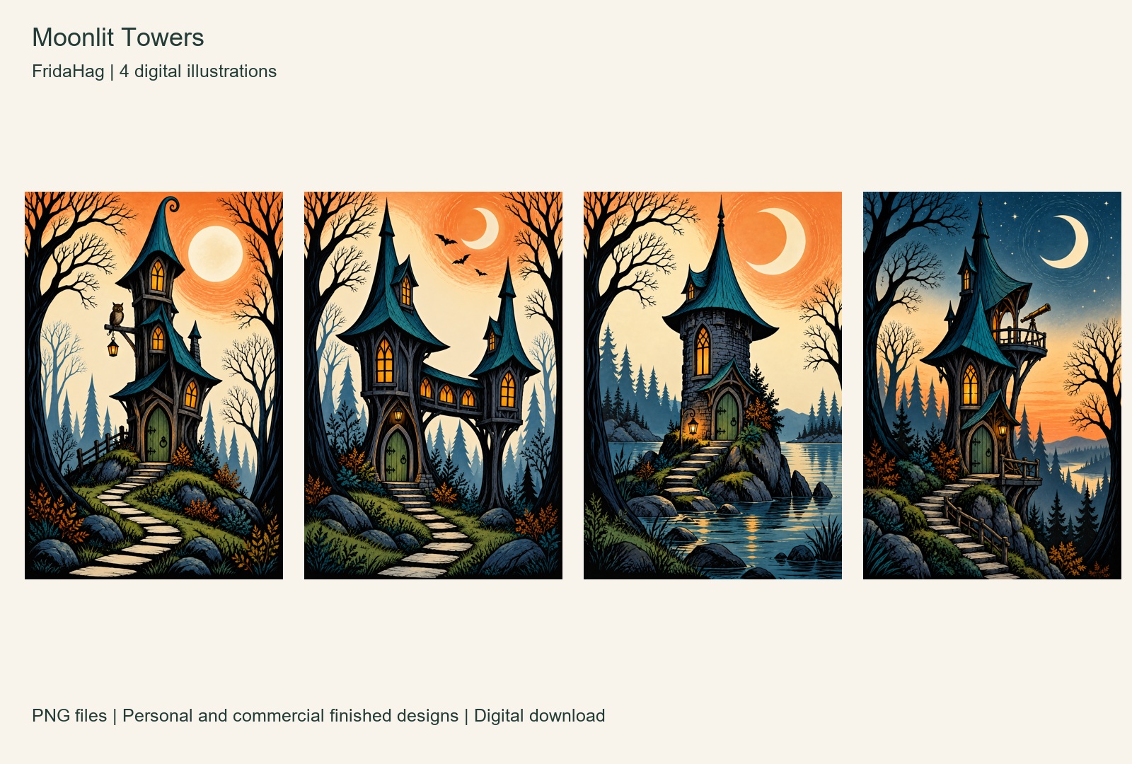 Moonlit Towers — 4